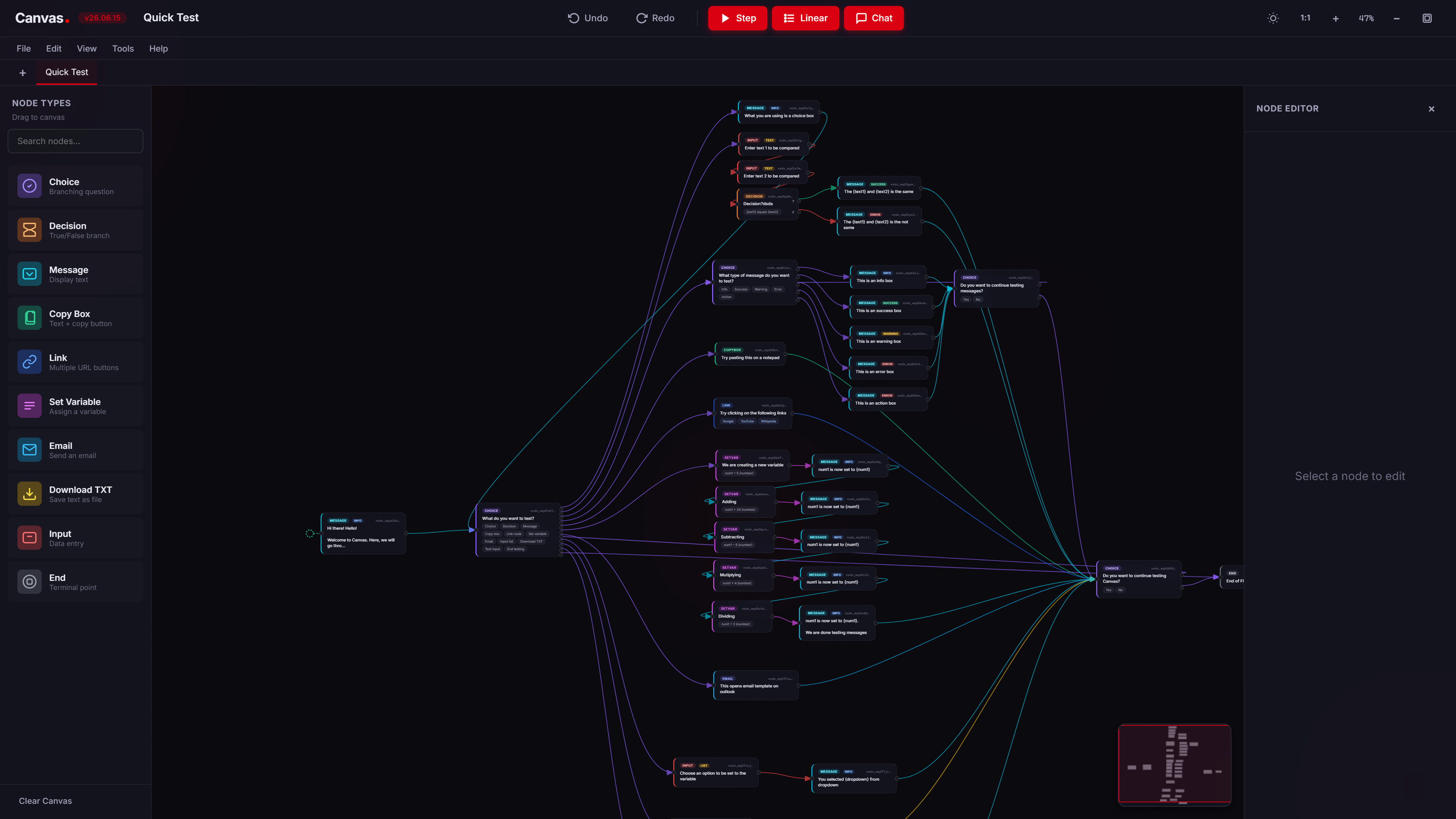 Canvas: Visual Workflows That Actually Run interface