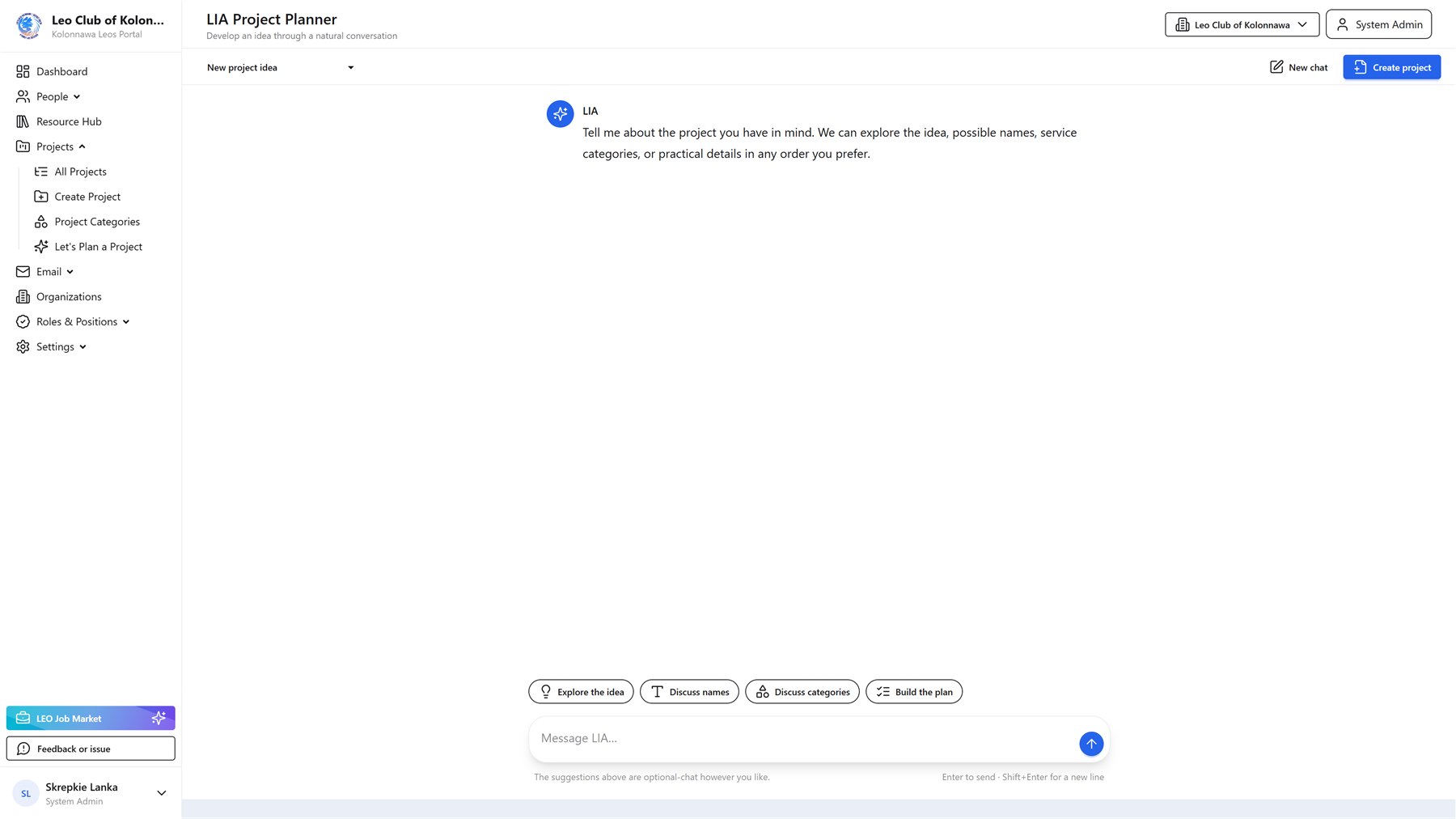 One Leo Portal: Connected administration for Leo organizations interface